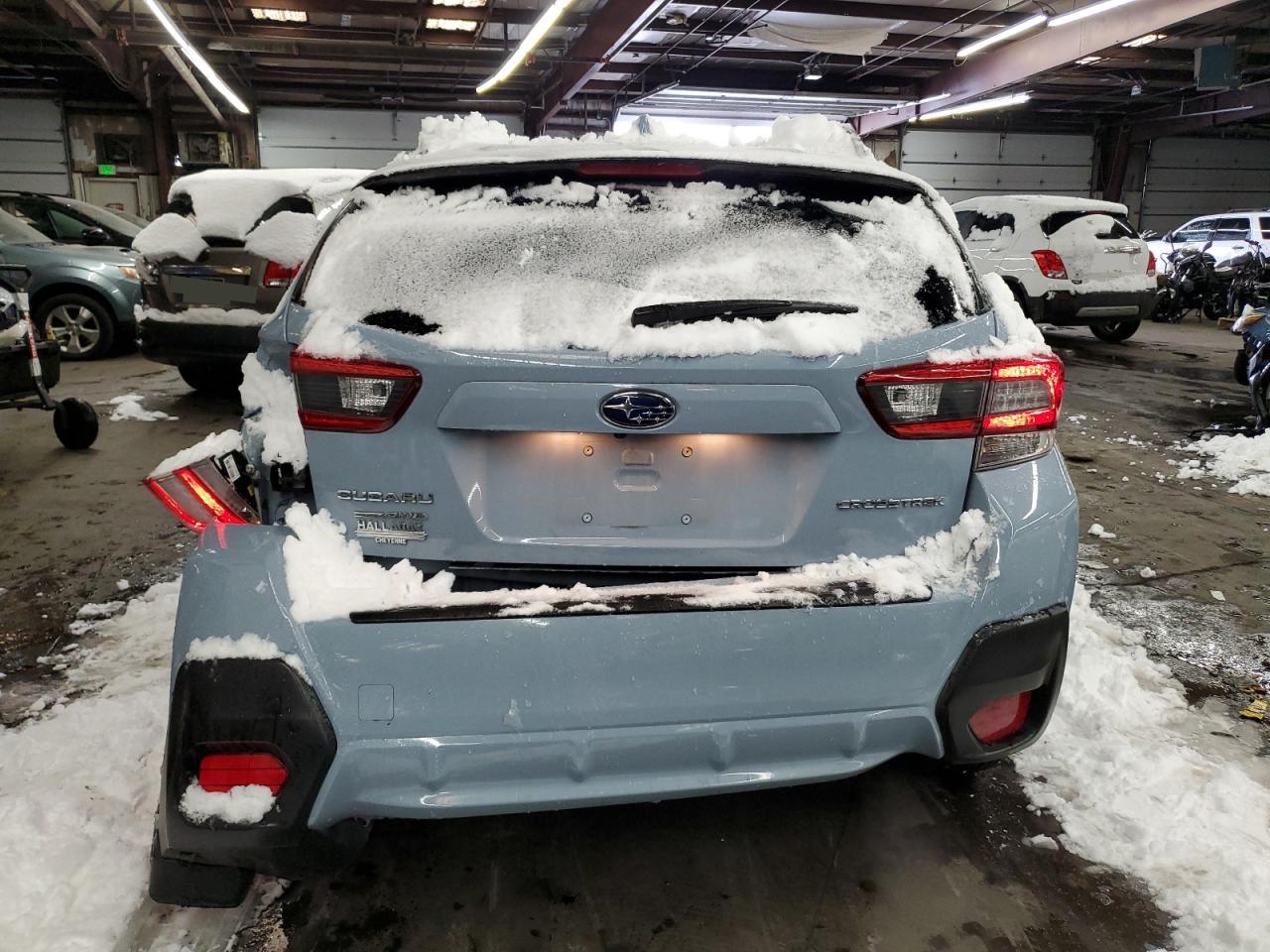 2021 Subaru XV VIN JF2GTACC7M9347927 Copart auction photo, rear end damage thumbnail 6