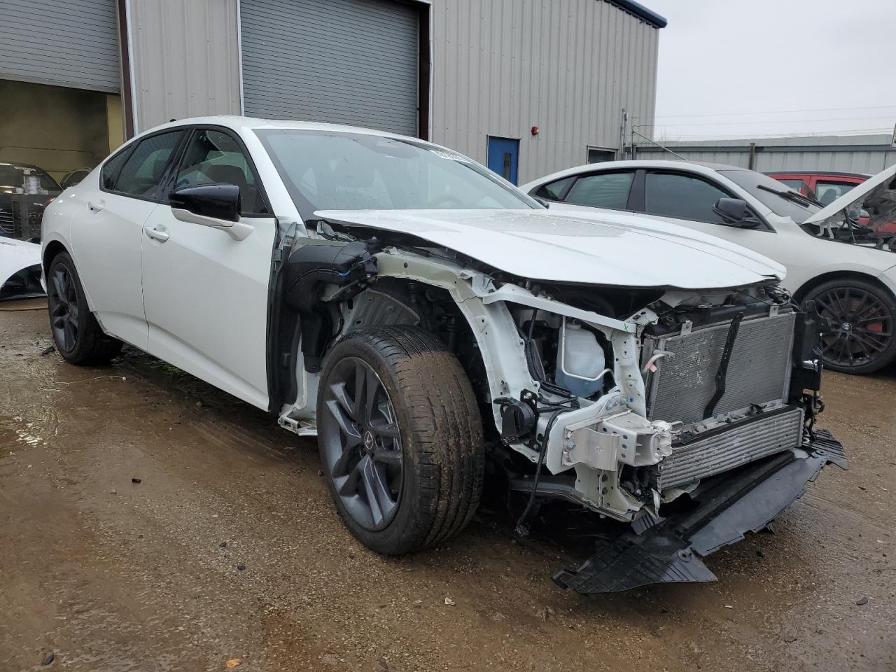 2024 Acura TLX VIN 19UUB6F54RA000075 Copart auction photo, front end damage thumbnail 4