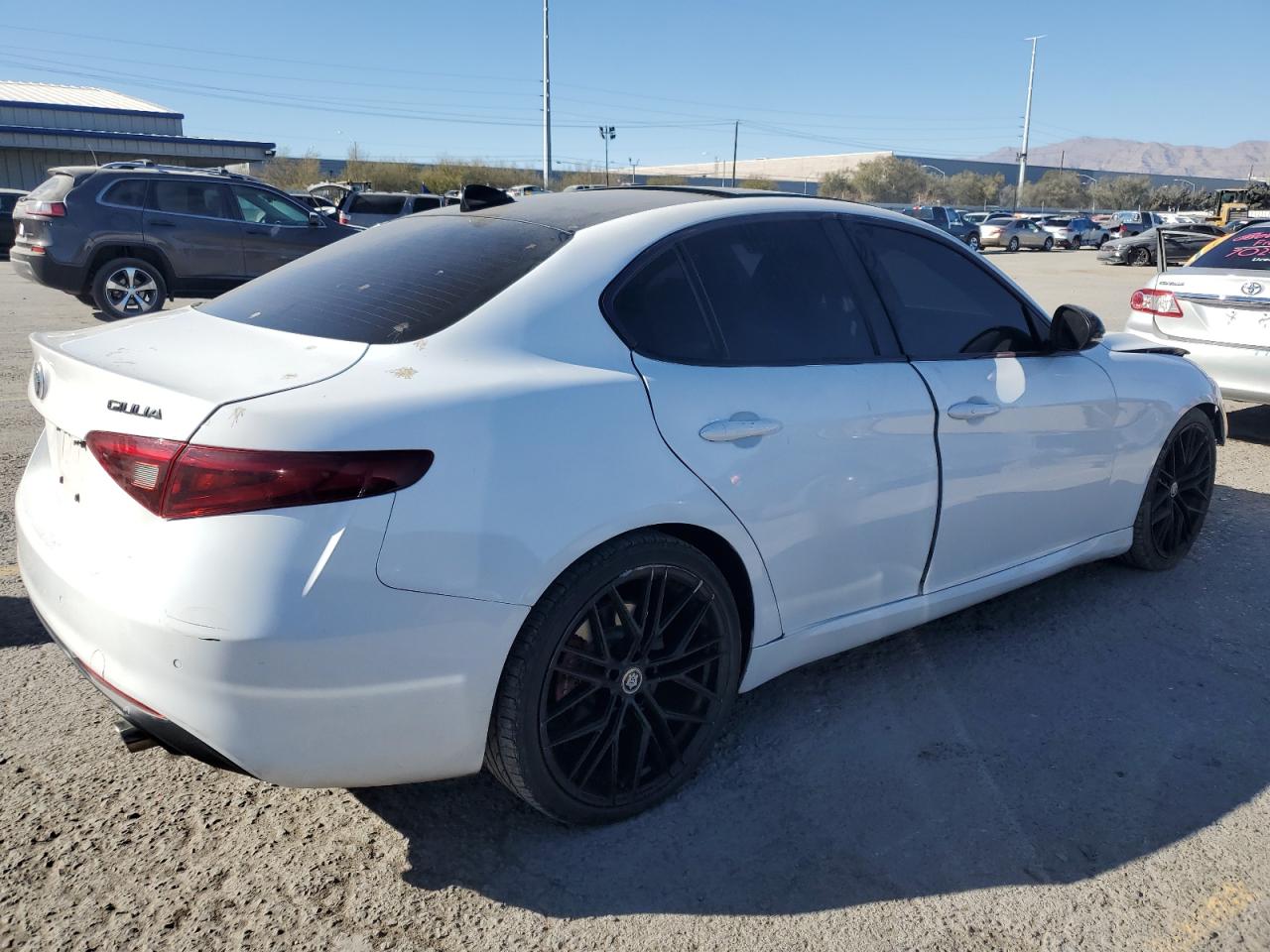 2019 Alfa Romeo Giulia VIN ZARFAMBN5K7622469 Copart auction photo, front end damage thumbnail 3