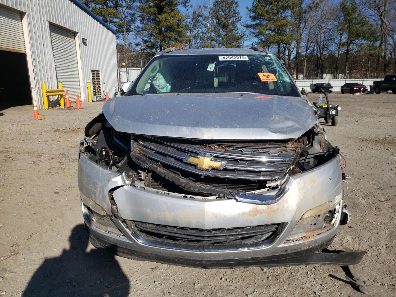 2013 Chevrolet Traverse VIN 1GNKRGKD7DJ166207 Copart auction photo, rollover damage thumbnail 5
