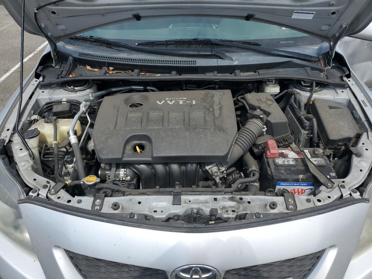 2010 Toyota Corolla VIN 2T1BU4EE9AC450598 Copart auction photo, side damage thumbnail 11