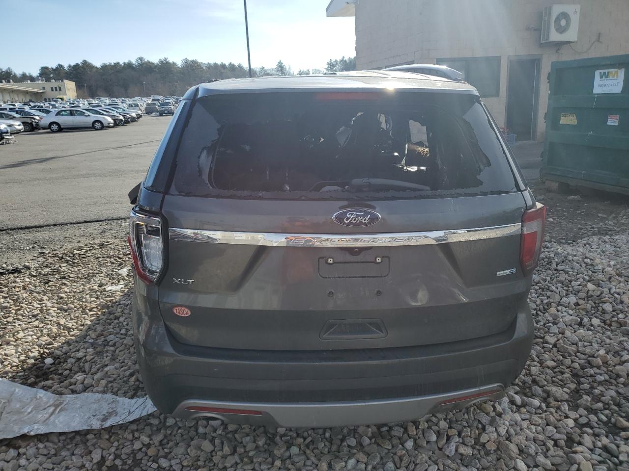 2017 Ford Explorer VIN 1FM5K8DH5HGD73080 Copart auction photo, burn / rollover damage thumbnail 6