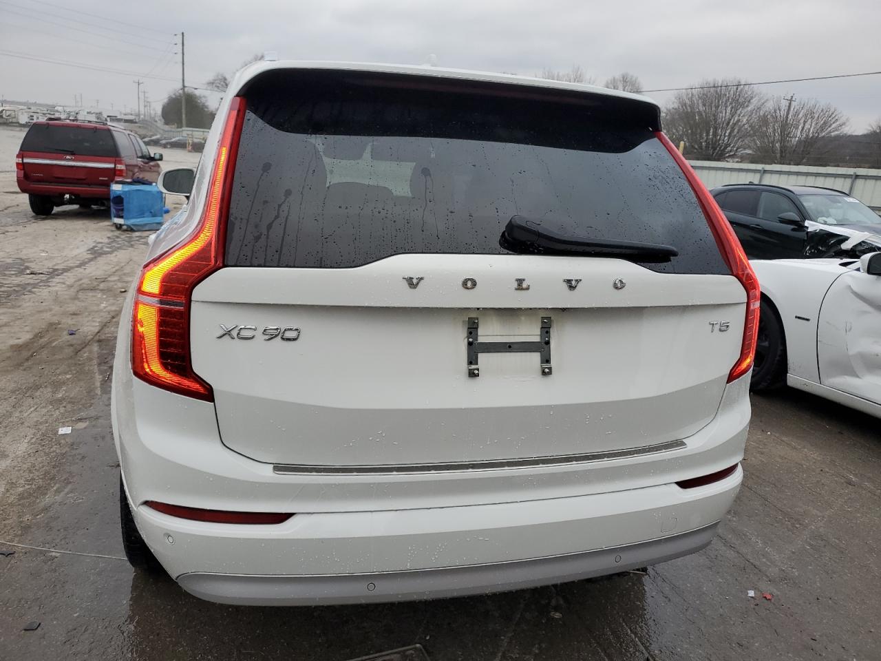 2022 Volvo XC90 VIN YV4102CK7N1834777 Copart auction photo, side / front end damage thumbnail 6