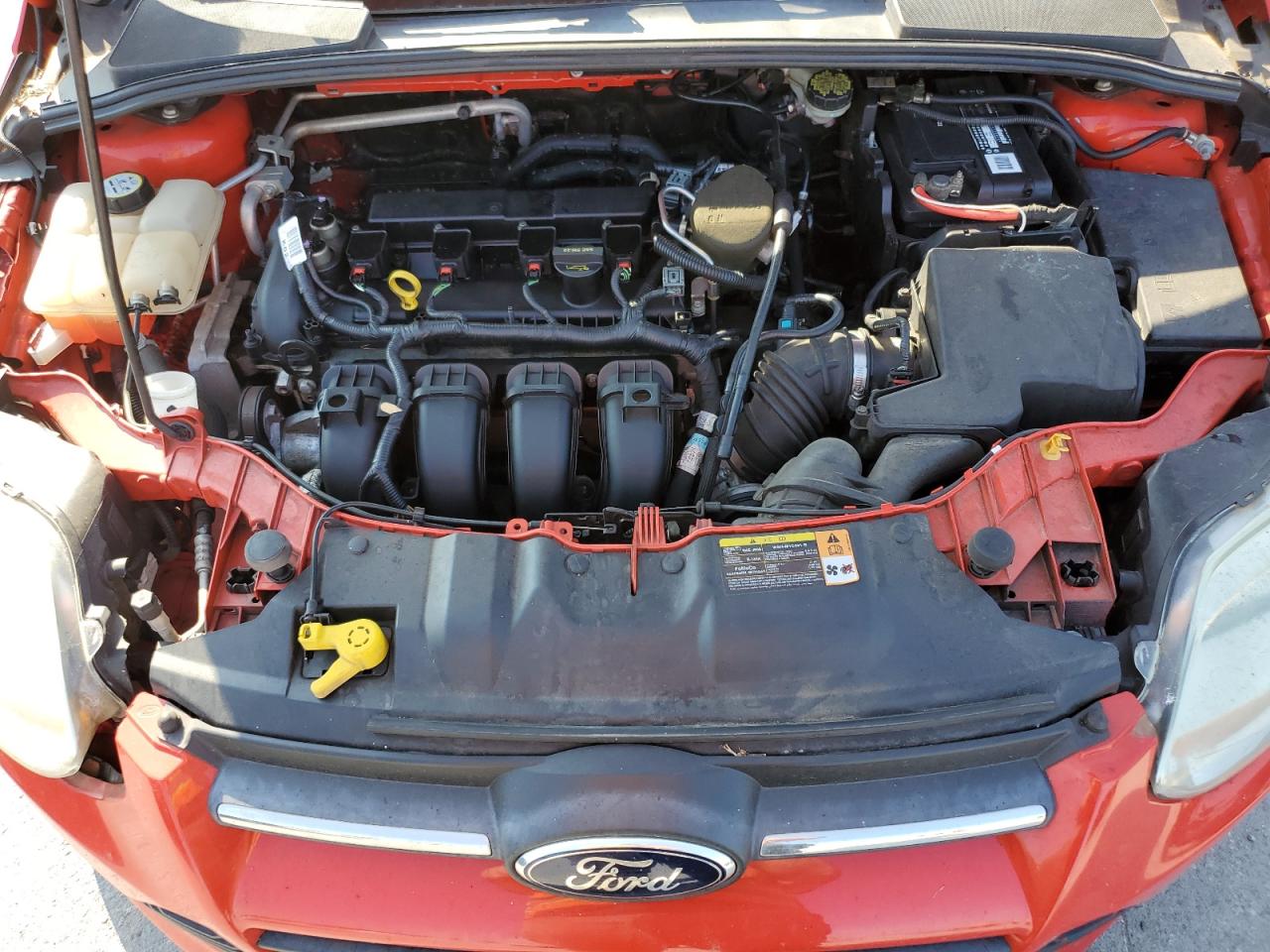 2013 Ford Focus VIN 1FADP3F24DL231288 Copart auction photo, side / front end damage thumbnail 12
