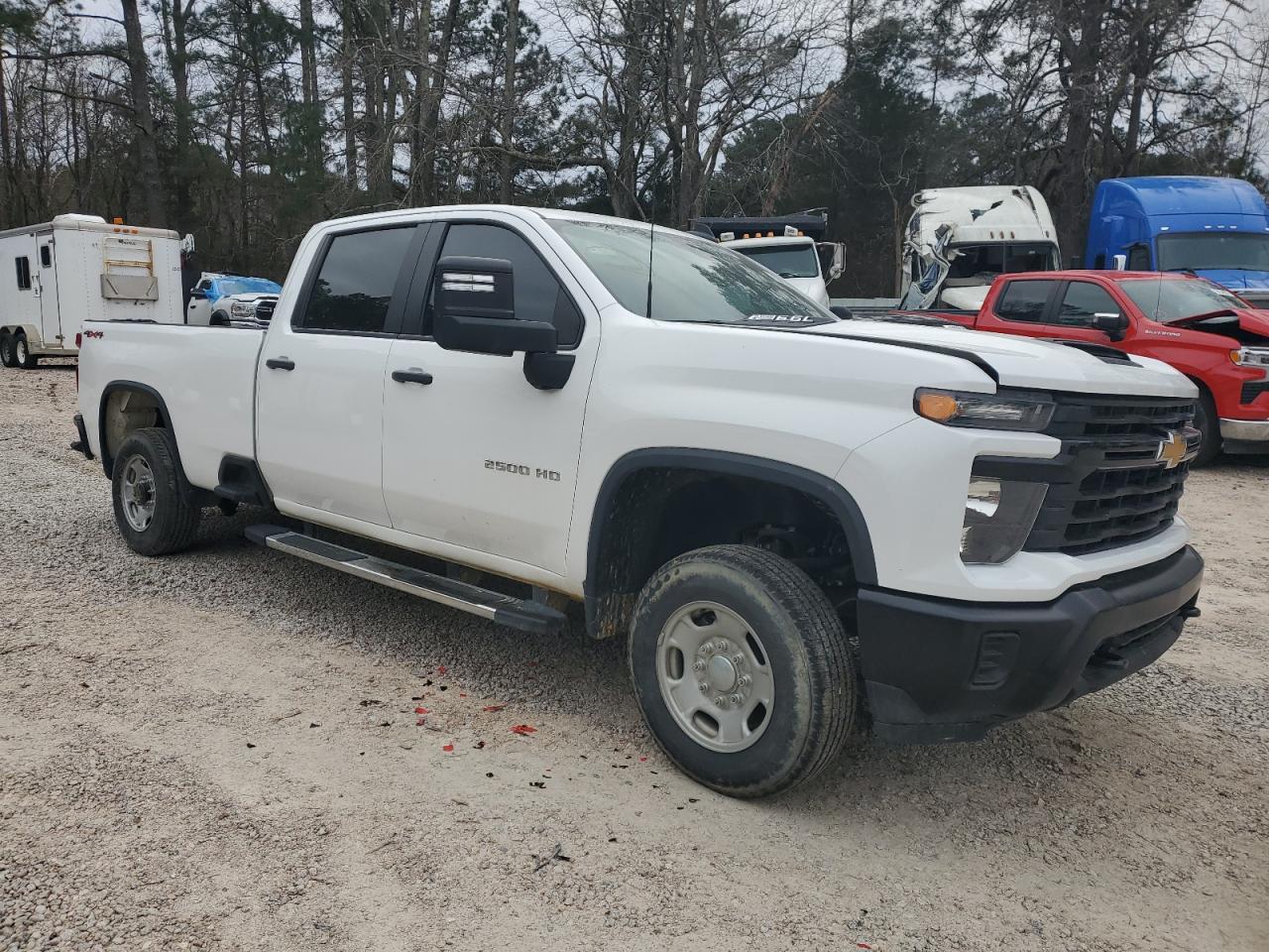 2024 Chevrolet Silverado VIN 1GC4YLE77RF315180 Copart auction photo, rear end damage thumbnail 4