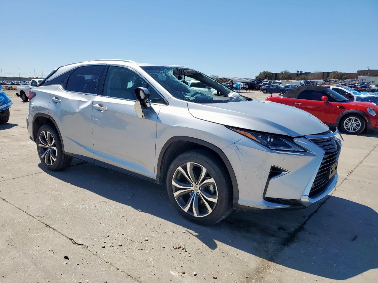 2019 Lexus RX VIN 2T2ZZMCA9KC127245 Copart auction photo, all over damage thumbnail 4