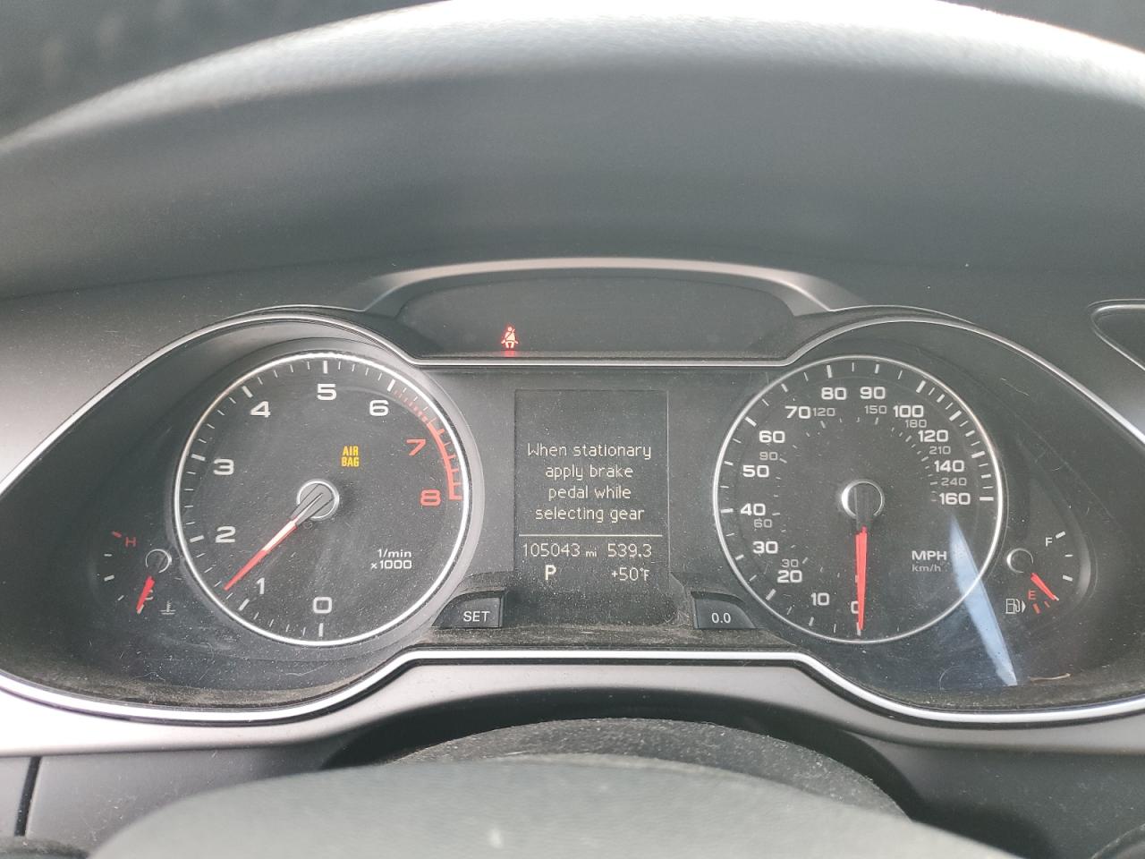 2013 Audi A4 VIN WAUAFAFLXDN023298 Copart auction photo, mechanical / front end damage thumbnail 9