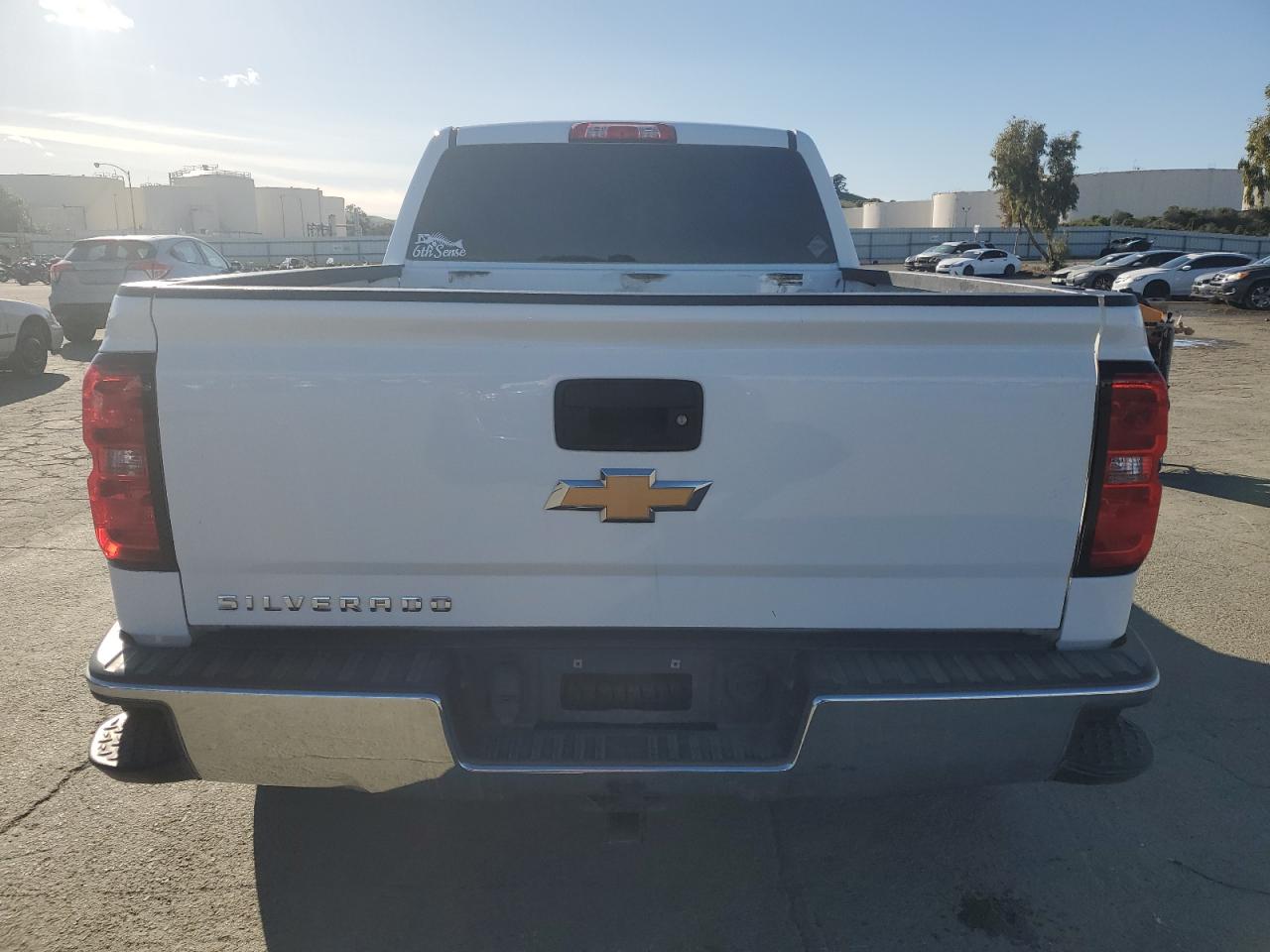 2017 Chevrolet Silverado VIN 1GCVKREC6HZ105866 Copart auction photo, vandalism damage thumbnail 6