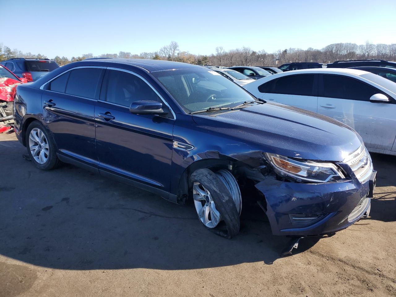 2012 Ford Taurus VIN 1FAHP2EW8CG113588 Copart auction photo, front end / undercarriage damage thumbnail 4