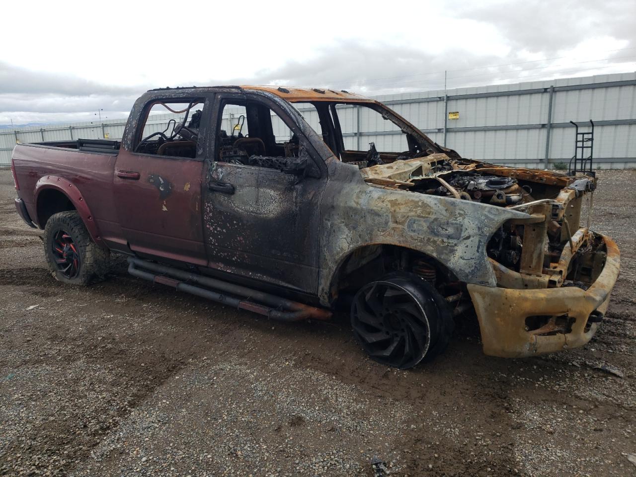 2019 RAM 2500 VIN 3C6UR5DL7KG713265 Copart auction photo, burn damage thumbnail 4