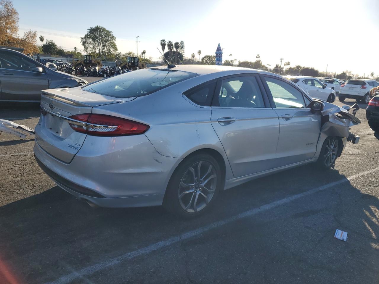 2017 Ford Fusion VIN 3FA6P0LU6HR314306 Copart auction photo, front end / minor dent/scratches damage thumbnail 3