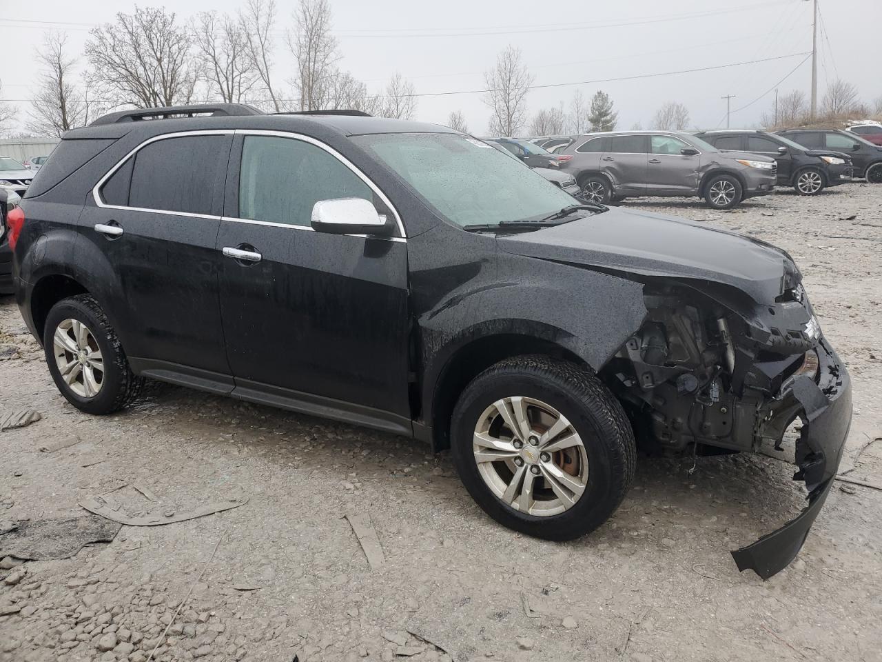 2013 Chevrolet Equinox VIN 2GNFLEEK4D6352110 Copart auction photo, front end / undercarriage damage thumbnail 4