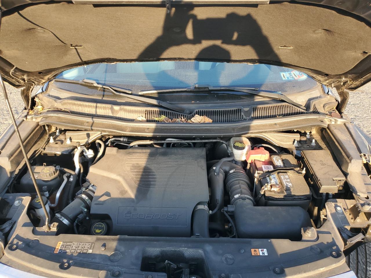 2017 Ford Explorer VIN 1FM5K8HT5HGC59532 Copart auction photo, front end / side damage thumbnail 12