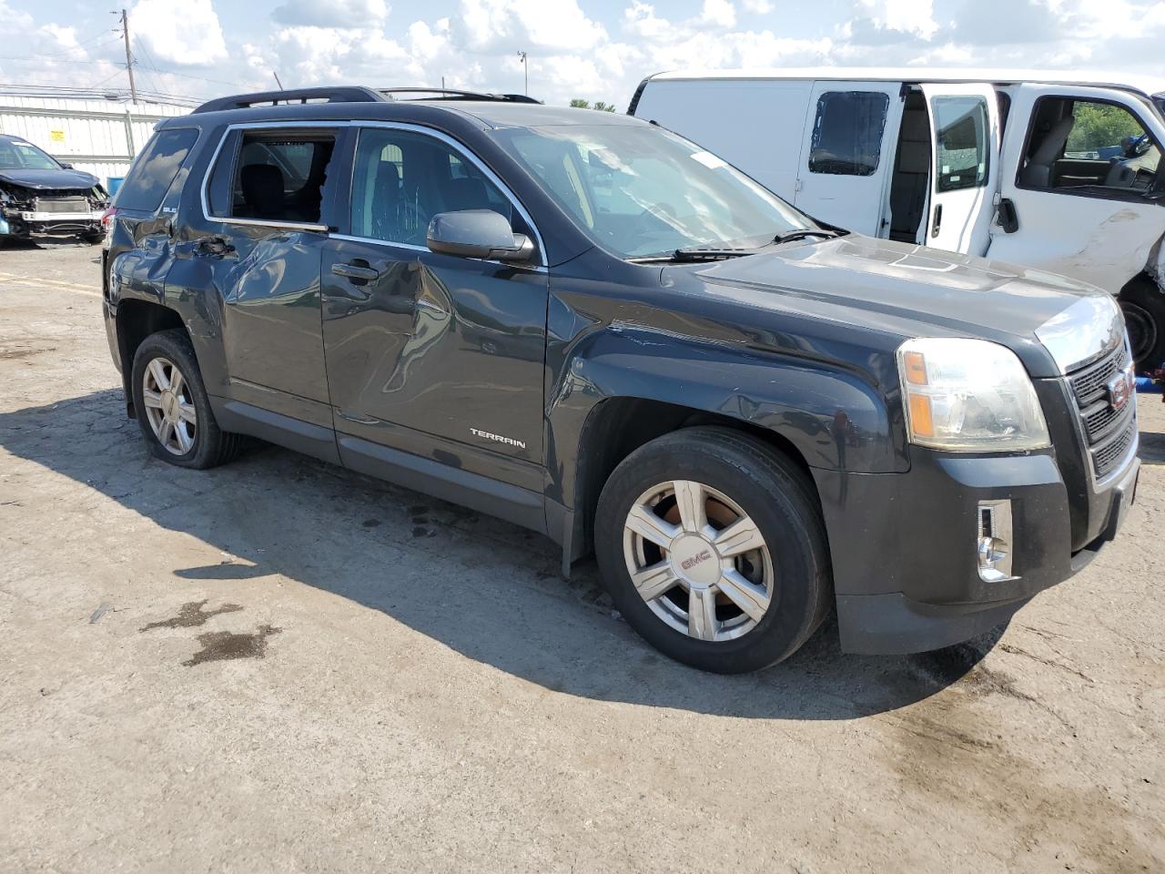 2014 GMC Terrain VIN 2GKFLWEK4E6126282 Copart auction photo, side / rear end damage thumbnail 4