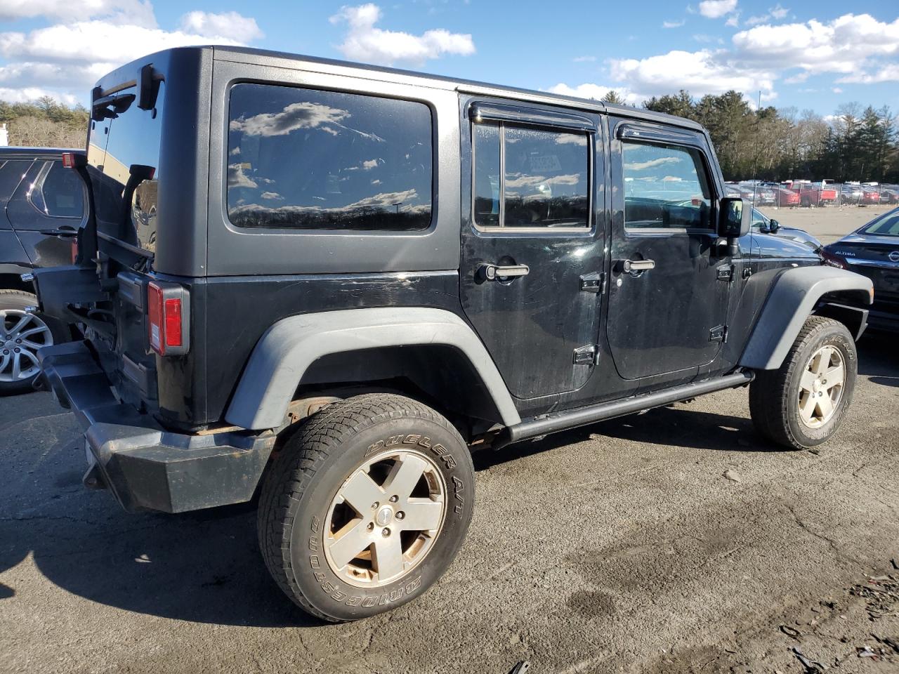 2012 Jeep Wrangler VIN 1C4BJWDG3CL142863 Copart auction photo, undercarriage / minor dent/scratches damage thumbnail 3