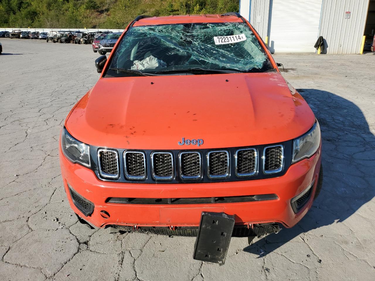 2019 Jeep Compass VIN 3C4NJDAB6KT724484 Copart auction photo, rollover damage thumbnail 5