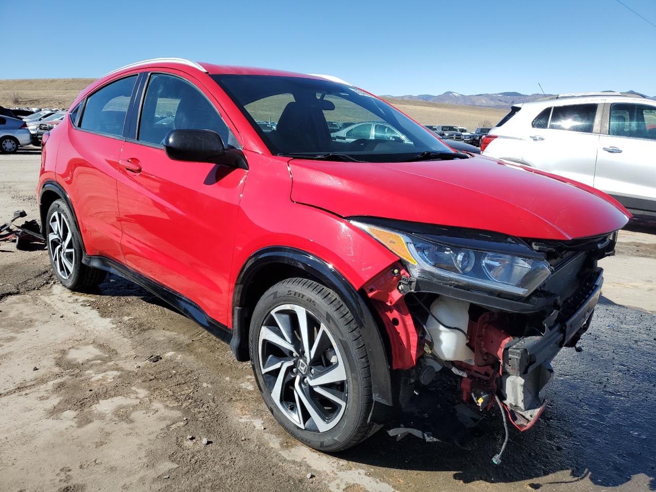 2019 Honda HR-V VIN 3CZRU5H17KG702685 Copart auction photo, front end damage thumbnail 4