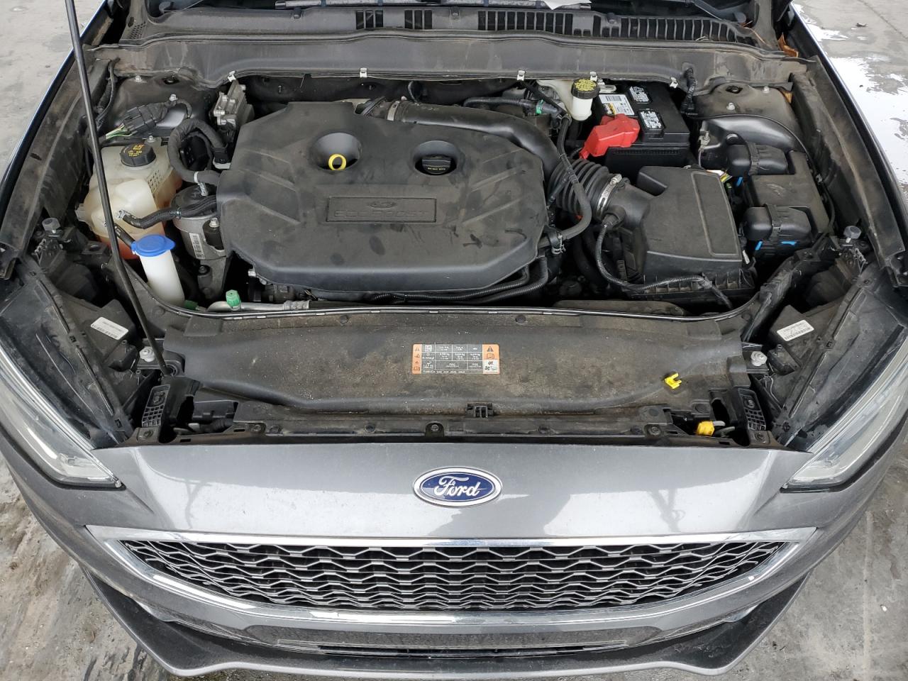 2017 Ford Fusion VIN 3FA6P0K97HR402195 Copart auction photo, rear end damage thumbnail 11
