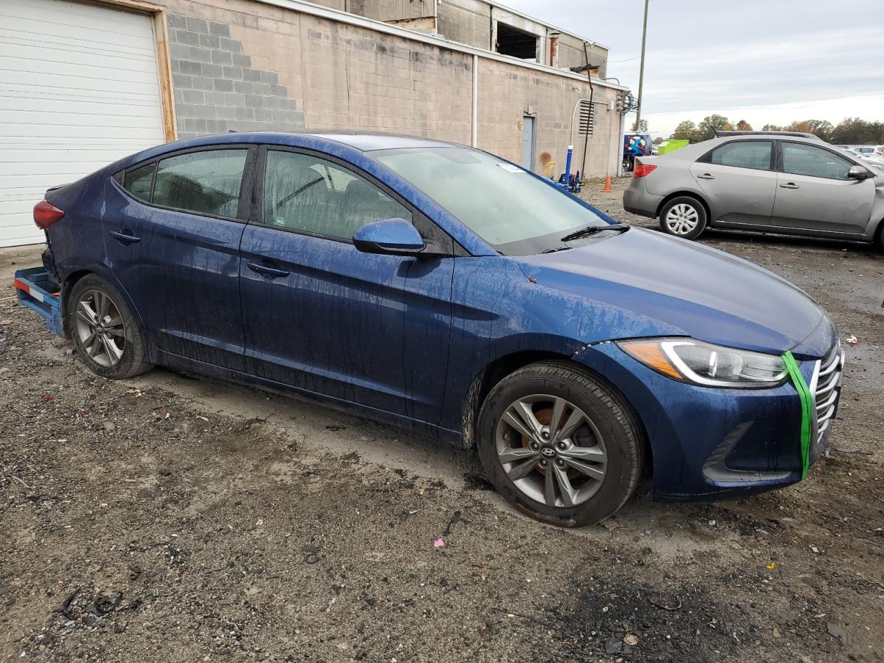 2017 Hyundai Elantra VIN 5NPD84LF8HH030525 Copart auction photo, rear end / partial repair damage thumbnail 4
