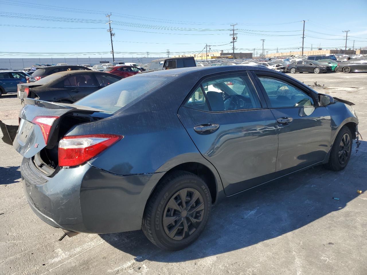 2016 Toyota Corolla VIN 5YFBURHE1GP378636 Copart auction photo, all over damage thumbnail 3