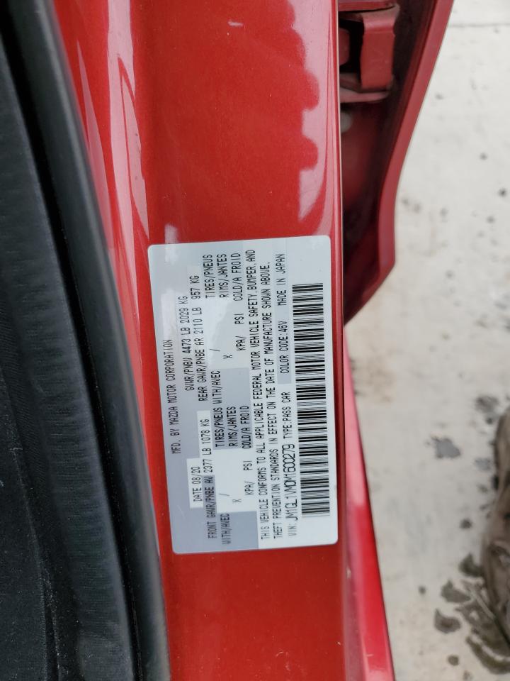 2021 Mazda 6 VIN JM1GL1VM0M1600279 Copart auction photo, front end damage thumbnail 12