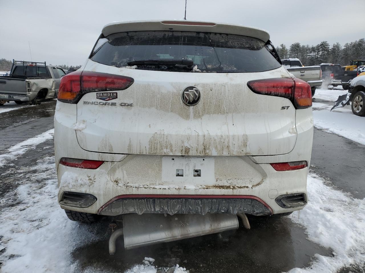 2022 Buick Encore VIN KL4MMDSL2NB146751 Copart auction photo, all over / undercarriage damage thumbnail 6