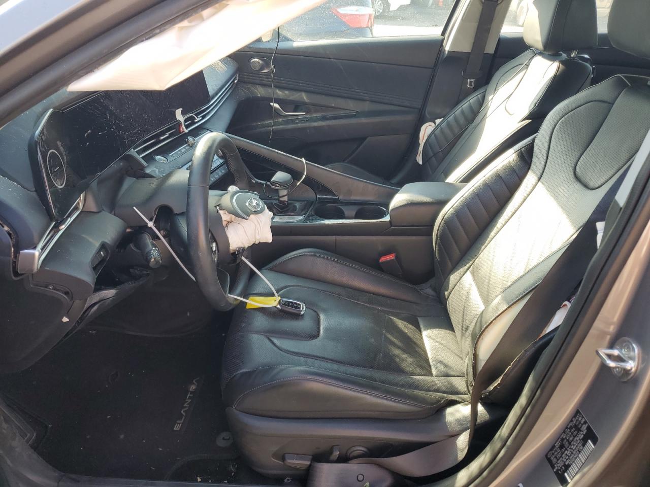 2023 Hyundai Elantra VIN KMHLN4AJ8PU045621 Copart auction photo, front end damage thumbnail 7