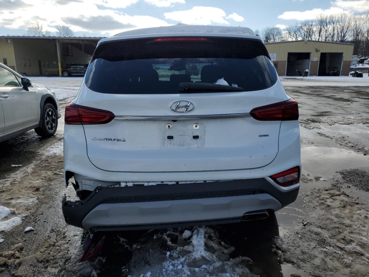 2019 Hyundai Santa Fe VIN 5NMS3CAD7KH082007 Copart auction photo, all over damage thumbnail 6