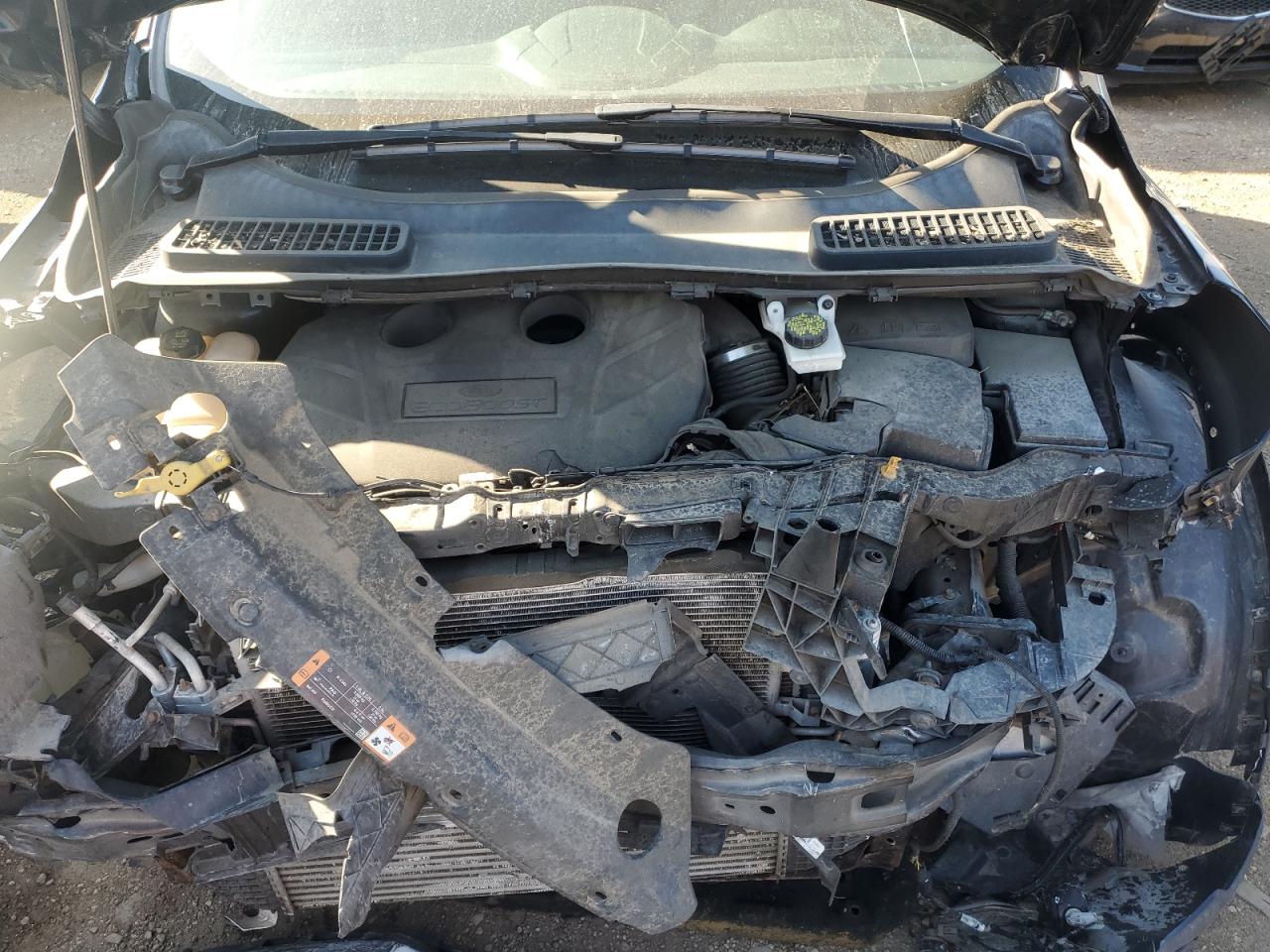 2016 Ford Escape VIN 1FMCU9G9XGUA26968 Copart auction photo, front end damage thumbnail 11