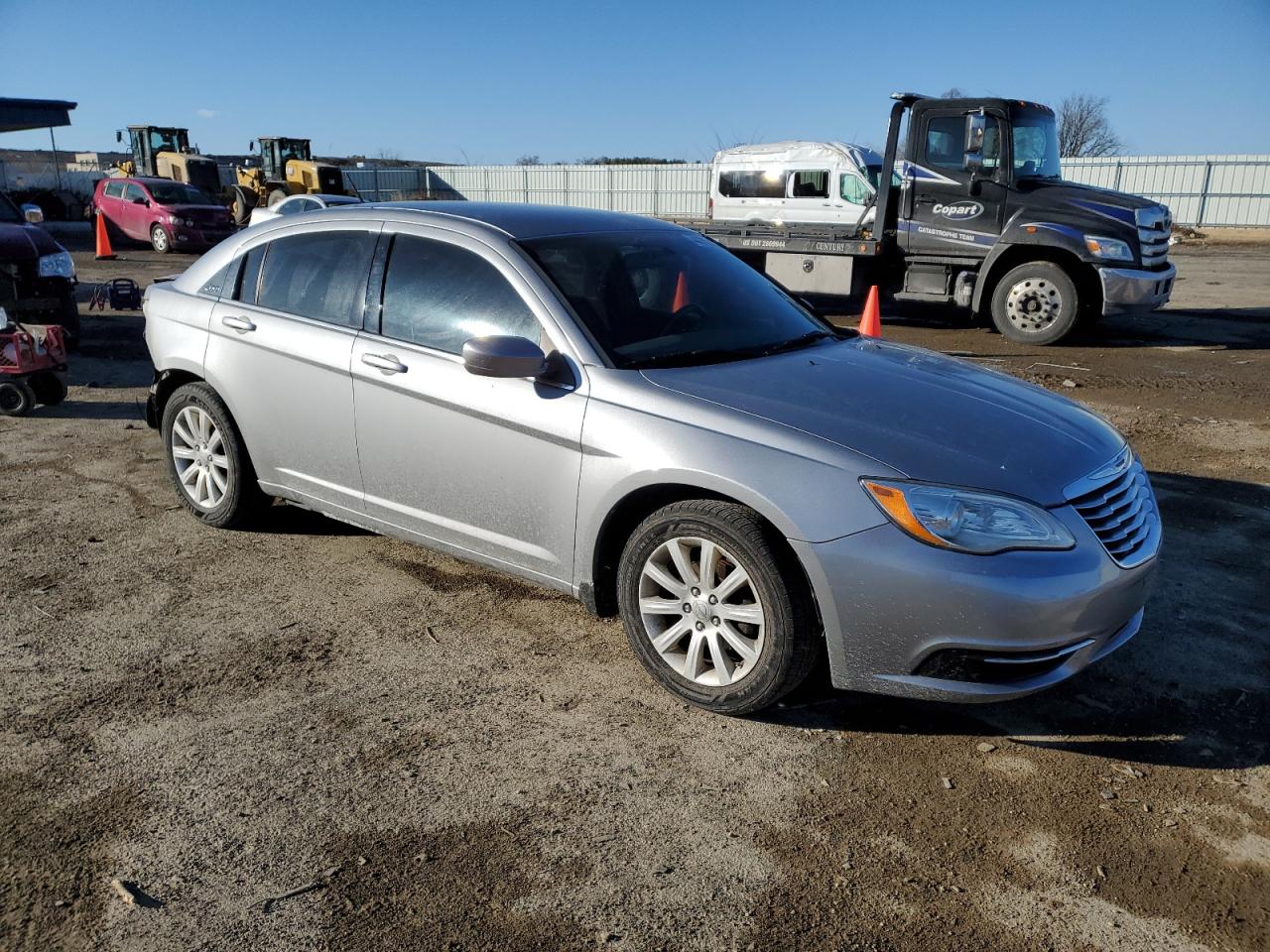 2013 Chrysler 200 VIN 1C3CCBBB7DN763449 Copart auction photo, rear end damage thumbnail 4