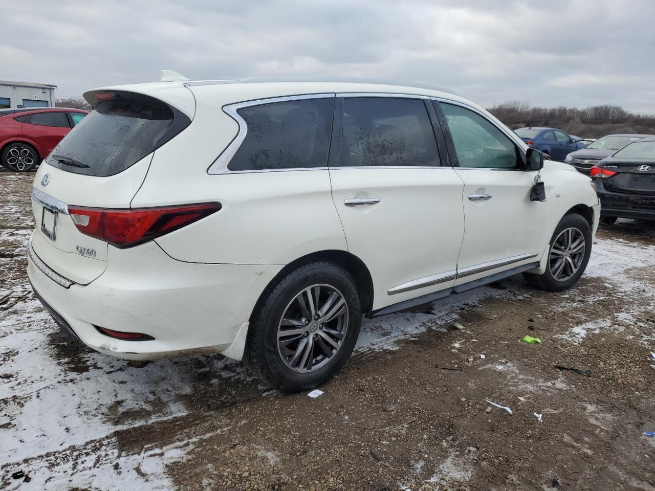 2016 Infiniti QX60 VIN 5N1AL0MN5GC524816 Copart auction photo, all over damage thumbnail 3