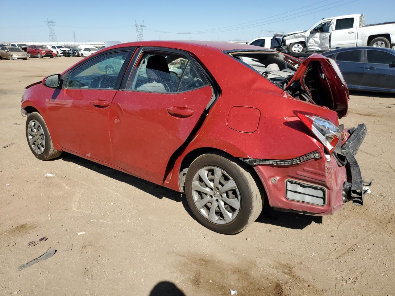 2019 Toyota Corolla VIN 5YFBURHEXKP923466 Copart auction photo, all over damage thumbnail 2