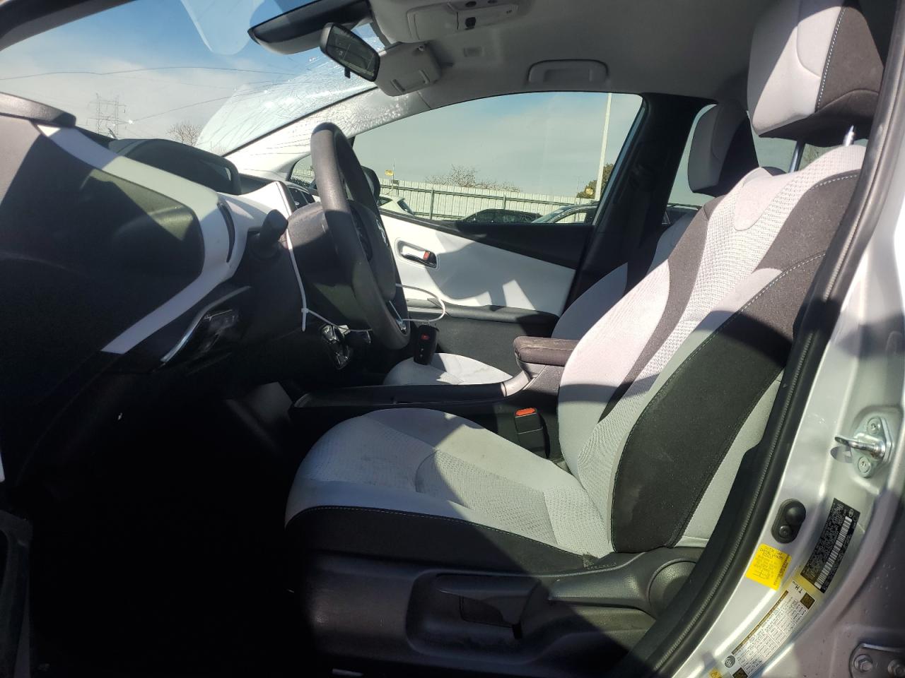 2019 Toyota Prius VIN JTDKARFU0K3068644 Copart auction photo, front end / rear end damage thumbnail 7