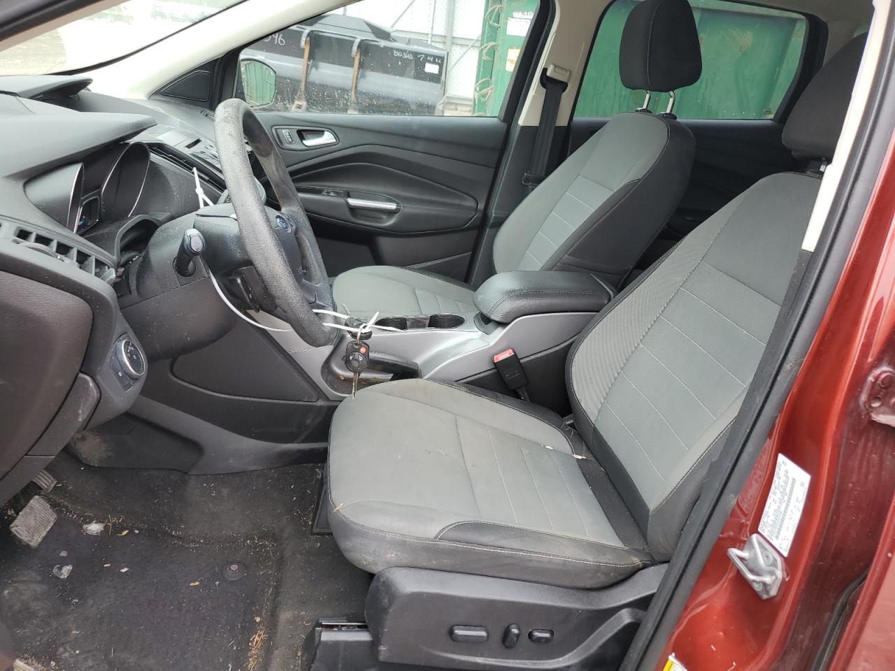 2016 Ford Escape VIN 1FMCU9GX4GUB10590 Copart auction photo, front end / side damage thumbnail 7