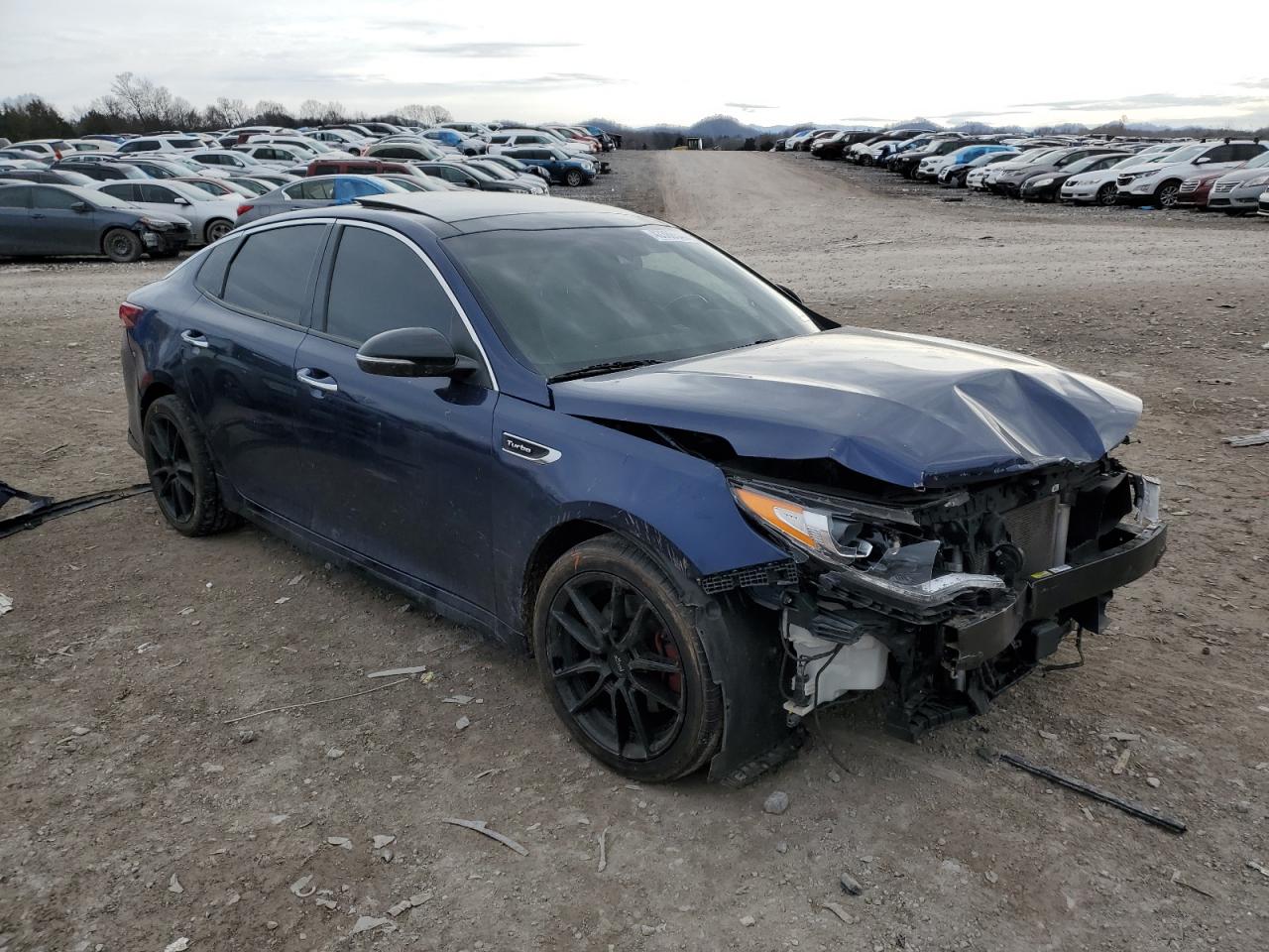 2020 KIA Optima VIN 5XXGW4L28LG408508 Copart auction photo, all over / undercarriage damage thumbnail 4