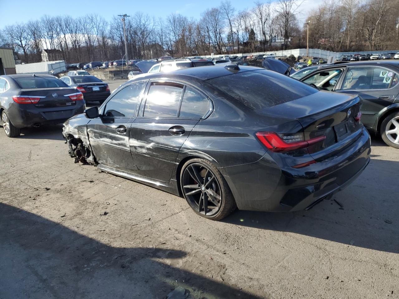 2022 BMW M3 VIN 3MW5U9J02N8C24006 Copart auction photo, all over damage thumbnail 2