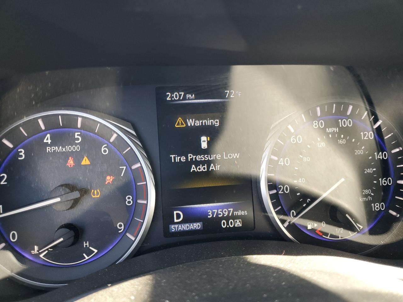 2019 Infiniti Q60 VIN JN1EV7EK7KM230319 Copart auction photo, rear end / front end damage thumbnail 9