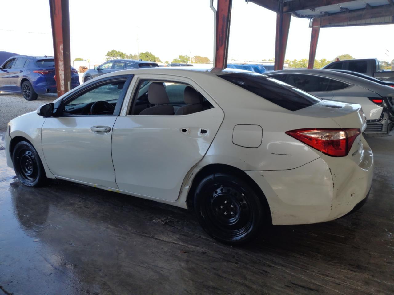 2017 Toyota Corolla VIN 5YFBURHE1HP603879 Copart auction photo, front end / rear end damage thumbnail 2
