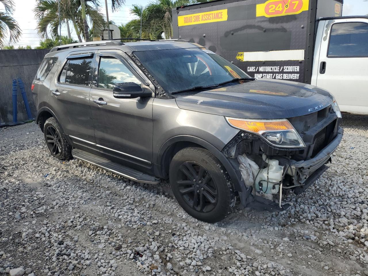 2015 Ford Explorer VIN 1FM5K7D83FGC60218 Copart auction photo, front end / rear end damage thumbnail 4