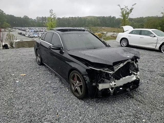 2017 Mercedes-Benz C-klasse VIN 55SWF4JB3HU206733 Copart auction photo, front end / mechanical damage thumbnail 10