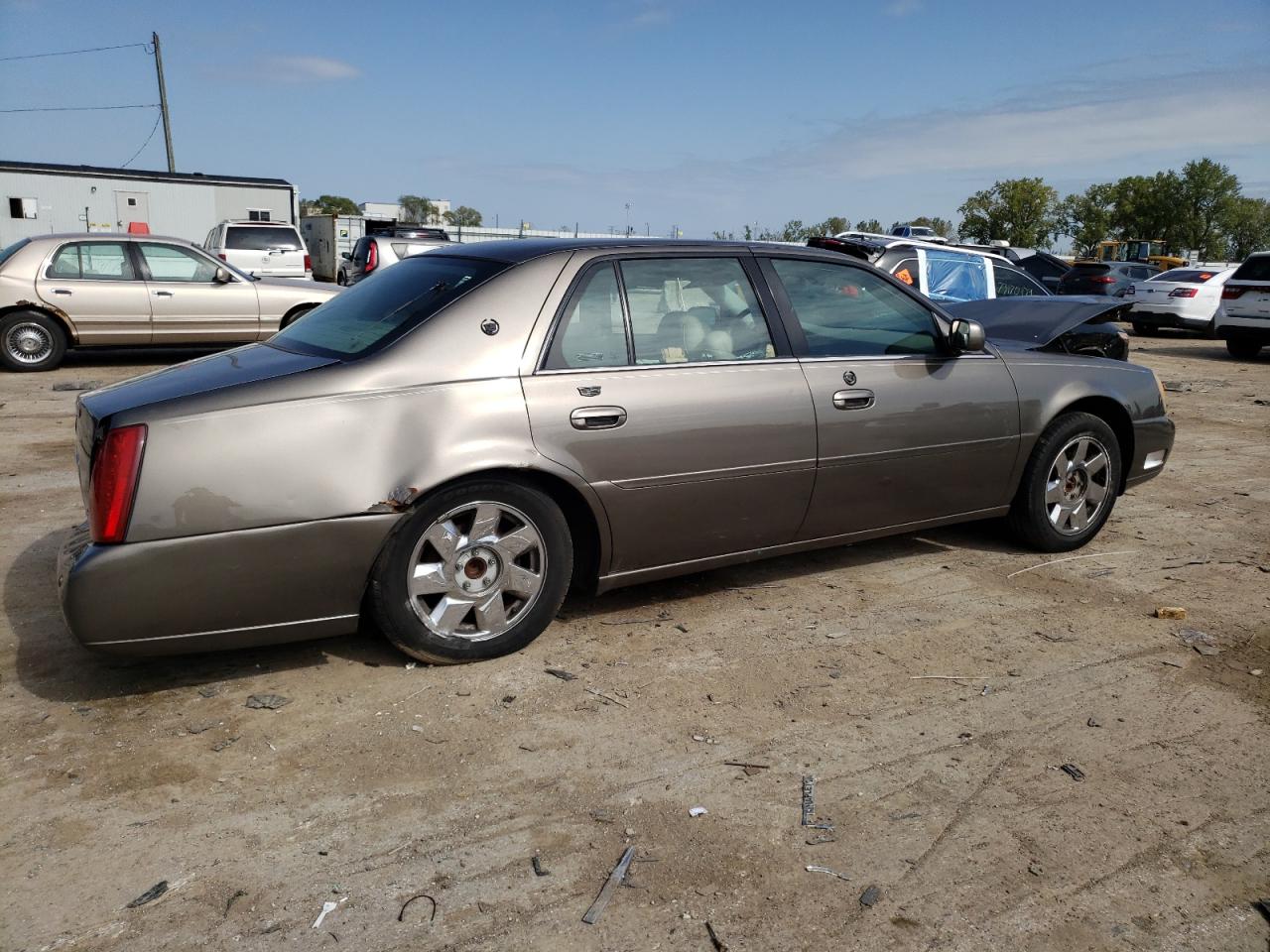 2001 Cadillac De Ville VIN 1G6KF57961U249148 Copart auction photo, all over damage thumbnail 3