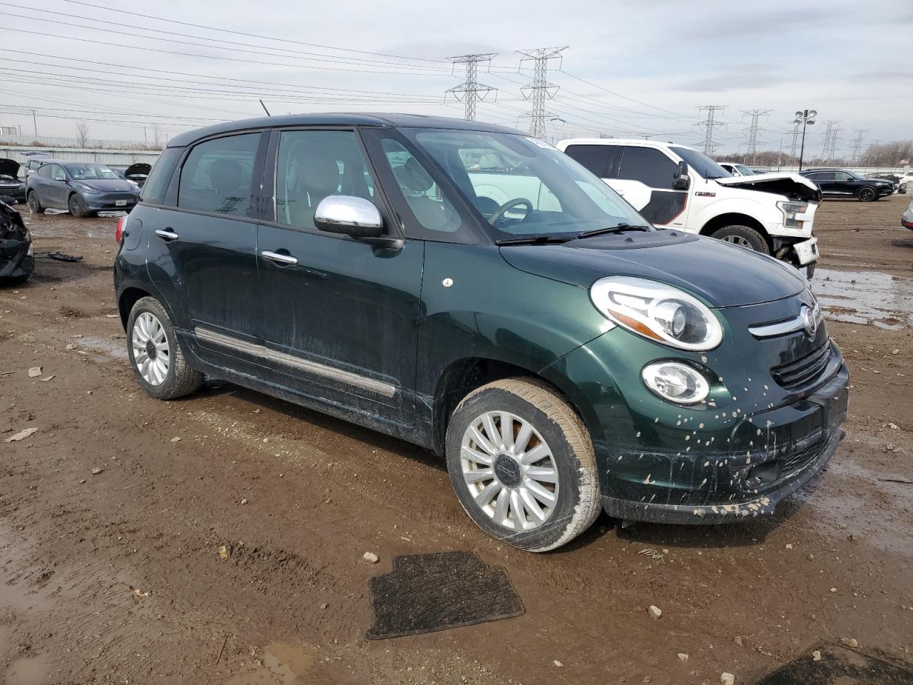 2015 Fiat 500 VIN ZFBCFACH3FZ034699 Copart auction photo, water/flood damage thumbnail 4