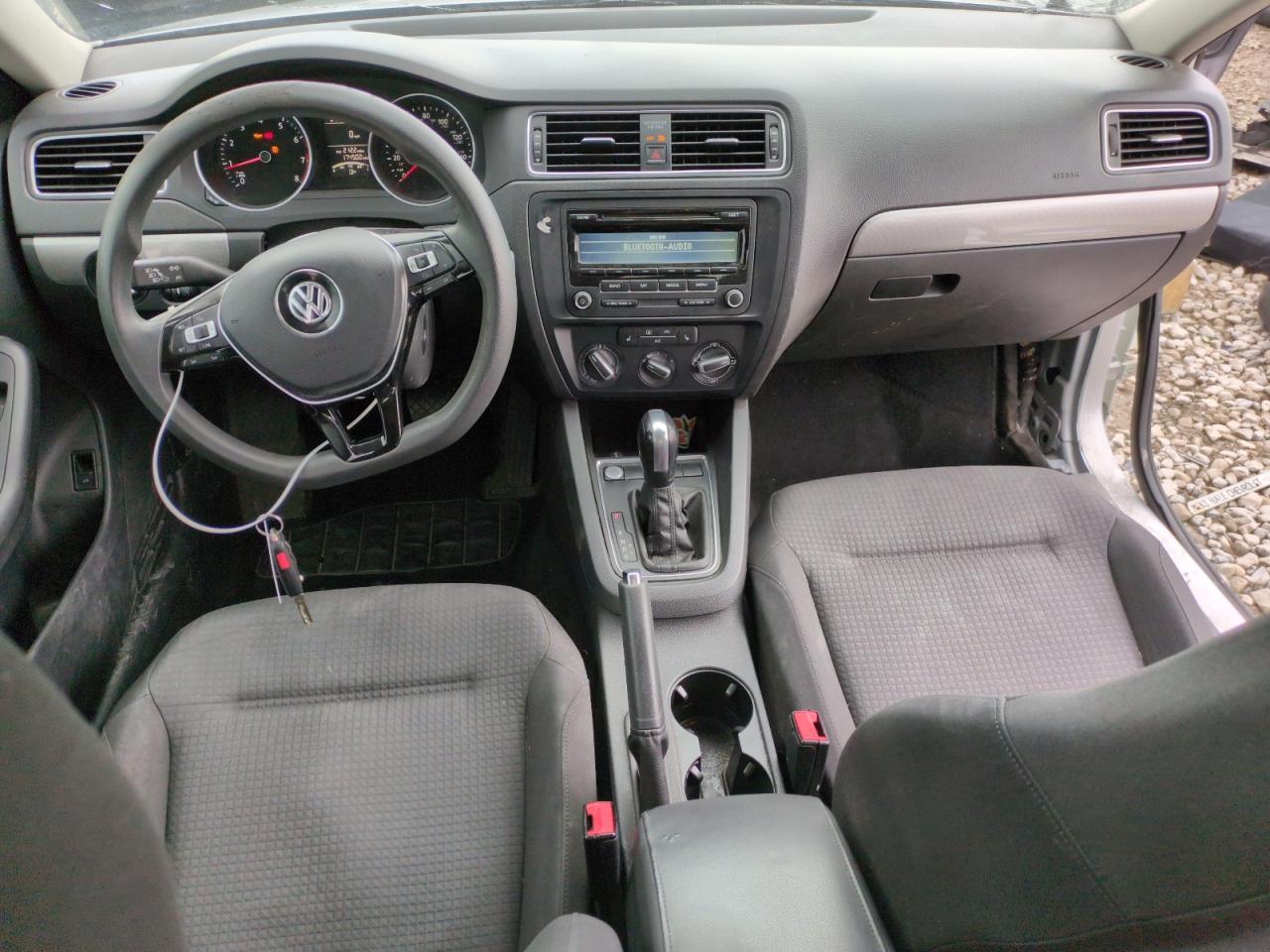 2015 Volkswagen Jetta VIN 3VWD17AJ6FM246584 Copart auction photo, side damage thumbnail 8