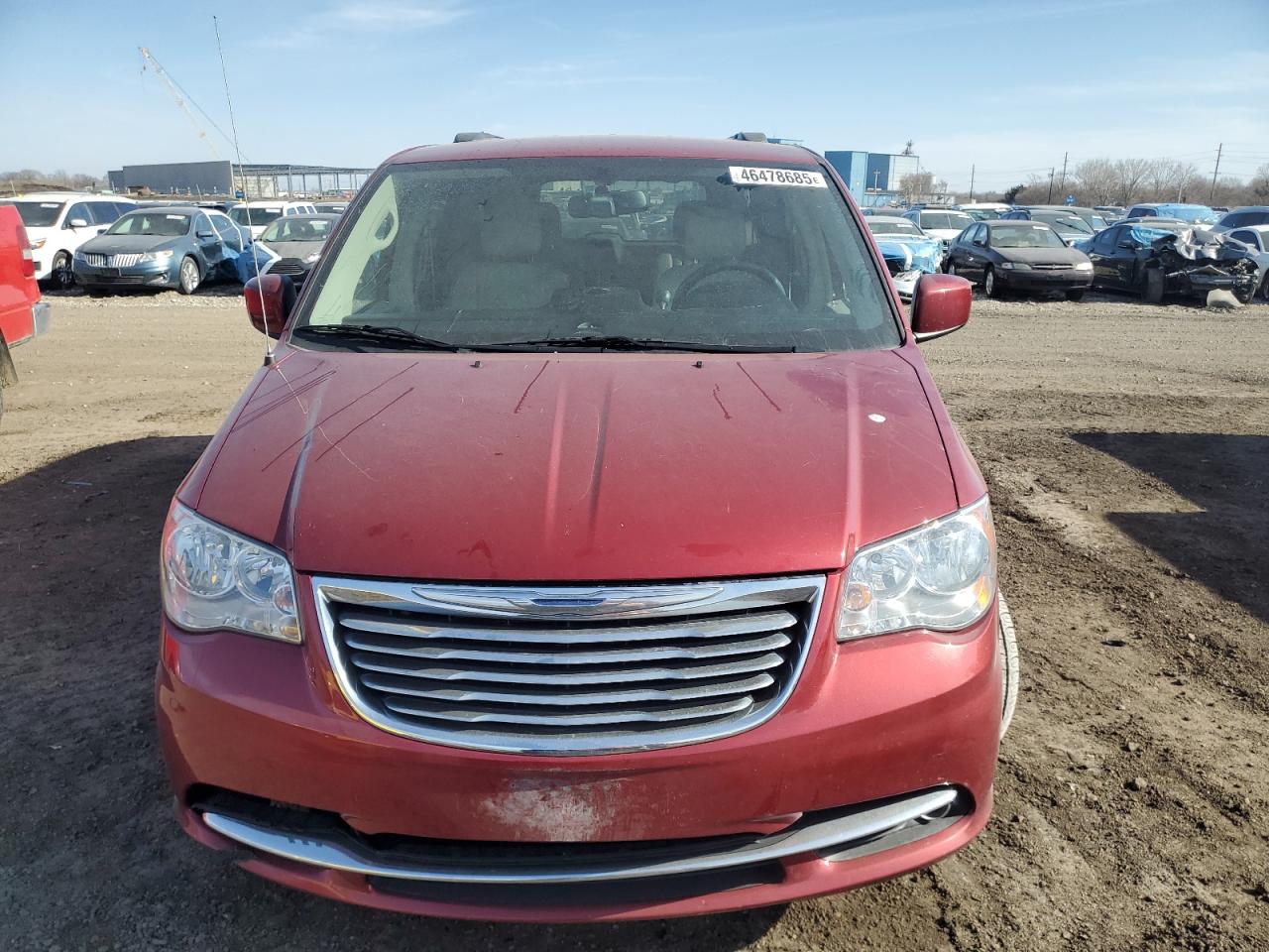 2012 Chrysler Town & Country VIN 2C4RC1BGXCR292653 Copart auction photo, hail damage thumbnail 5