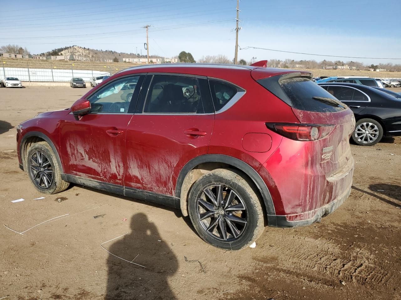 2018 Mazda CX-5 VIN JM3KFBDM3J0375051 Copart auction photo, rollover damage thumbnail 2