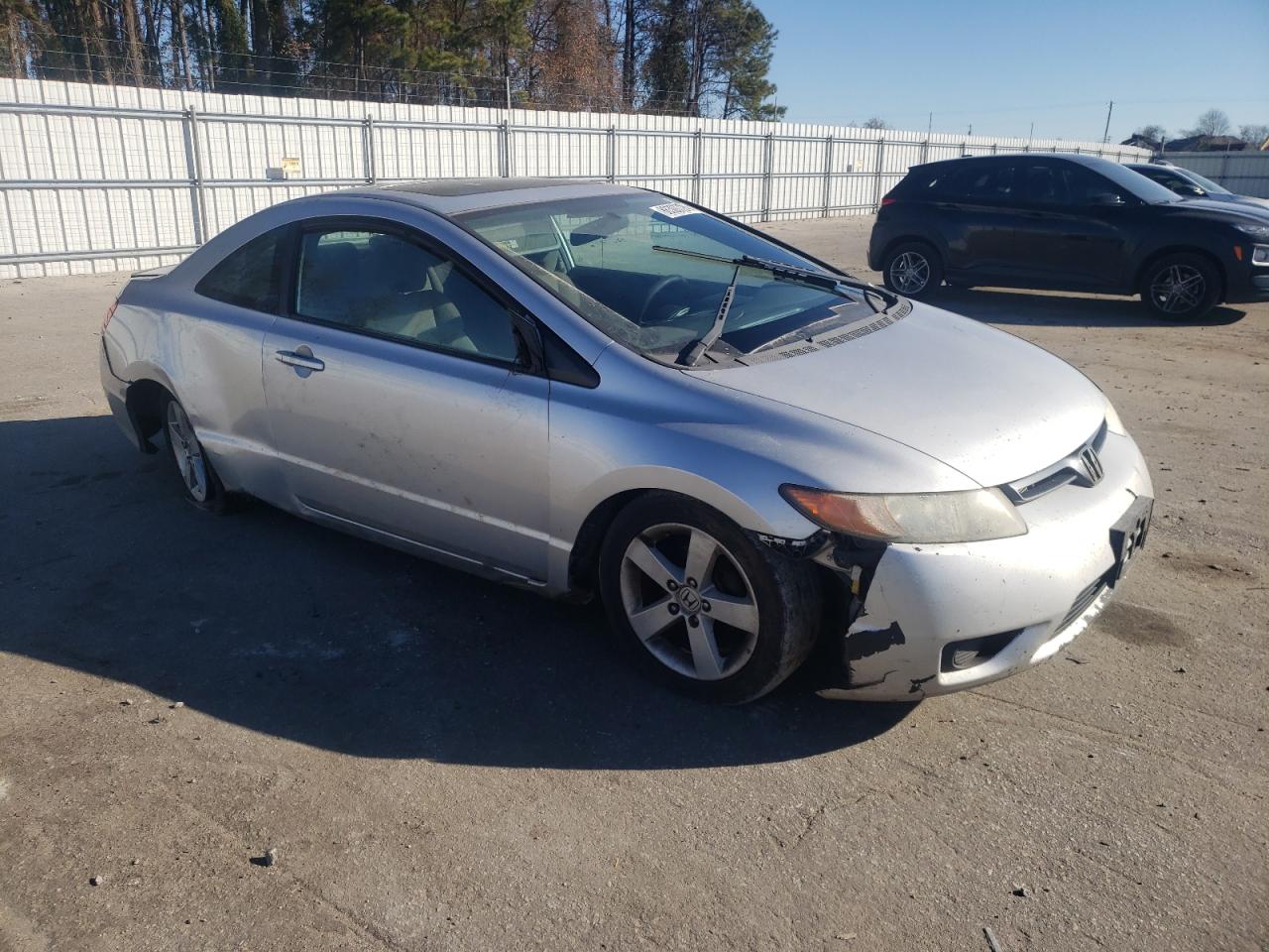 2007 Honda Civic VIN 2HGFG12877H519097 Copart auction photo, all over / undercarriage damage thumbnail 4