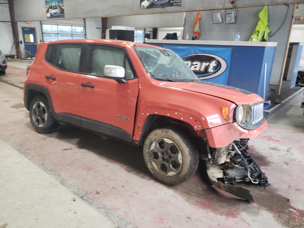 2015 Jeep Renegade VIN ZACCJBAT4FPC23580 Copart auction photo, front end damage thumbnail 4