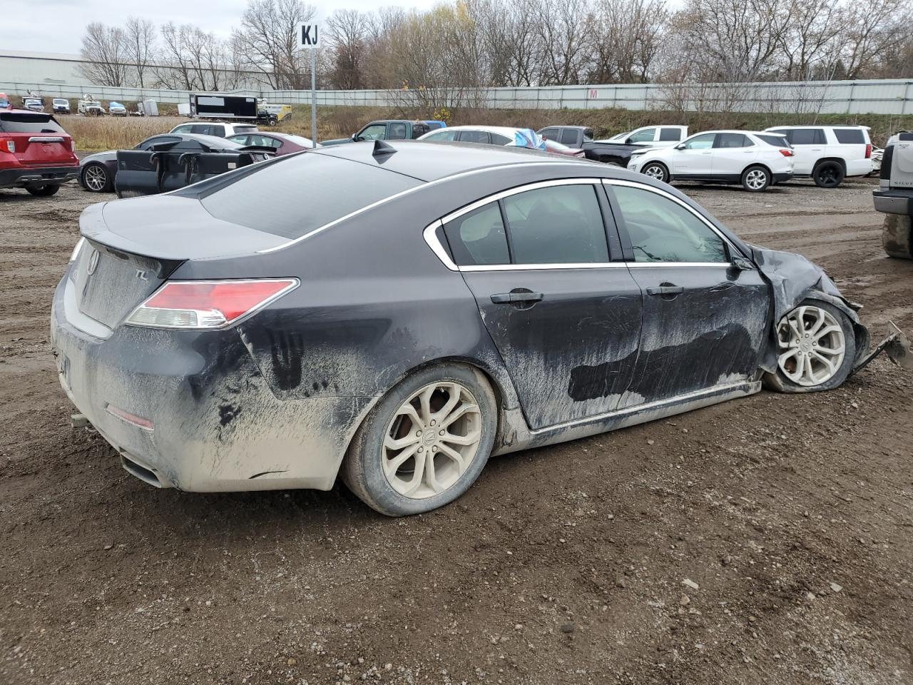 2012 Acura TL VIN 19UUA8F5XCA801258 Copart auction photo, front end / minor dent/scratches damage thumbnail 3