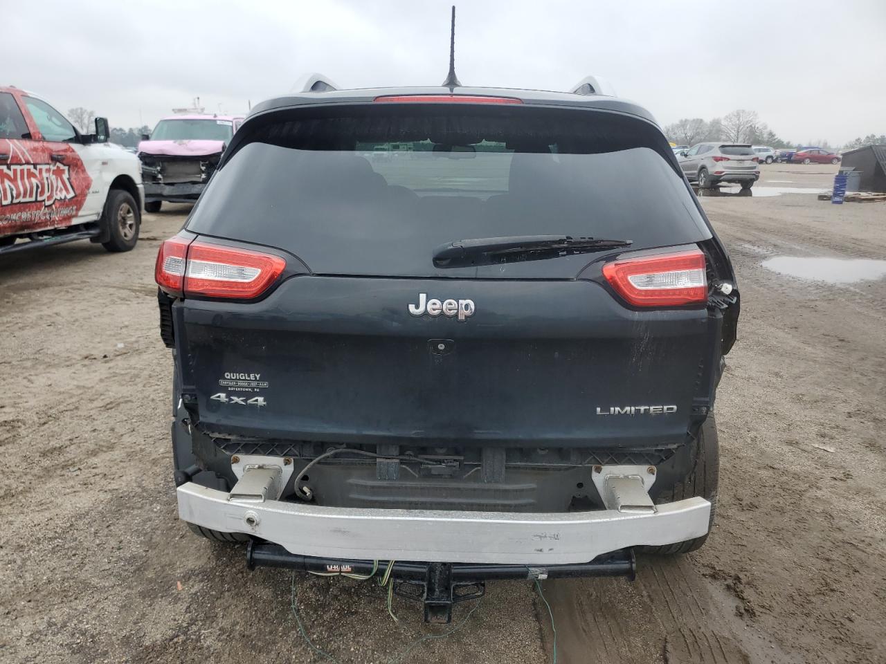 2015 Jeep Grand Cherokee VIN 1C4PJMDS0FW501314 Copart auction photo, rear end / side damage thumbnail 6
