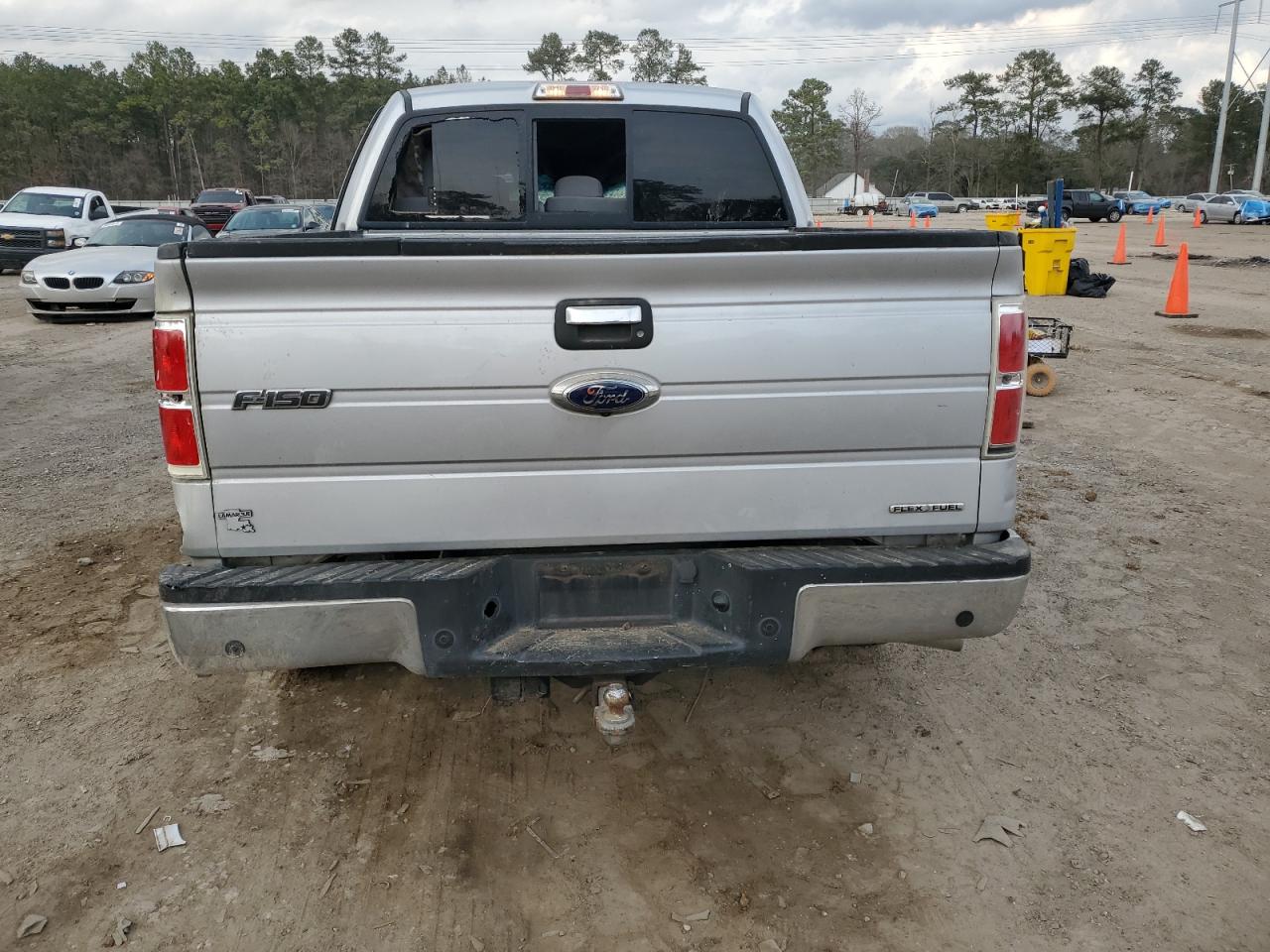 2013 Ford F-150 VIN 1FTFW1CF9DKE64655 Copart auction photo, front end / top/roof damage thumbnail 6